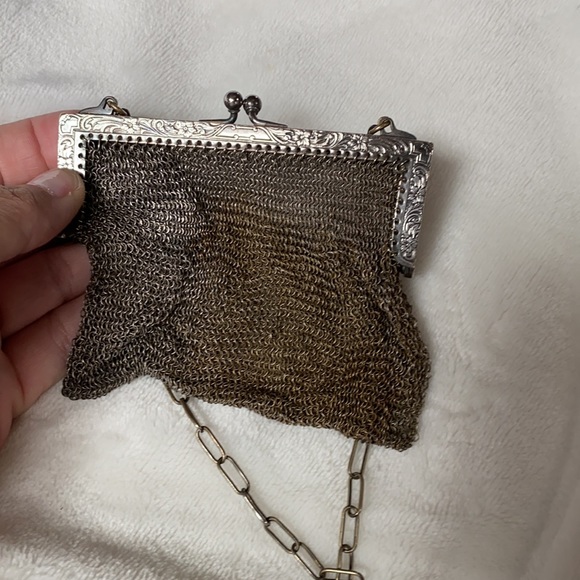 Bags Vintage German Silver Soldered Mesh Purse Poshmark
